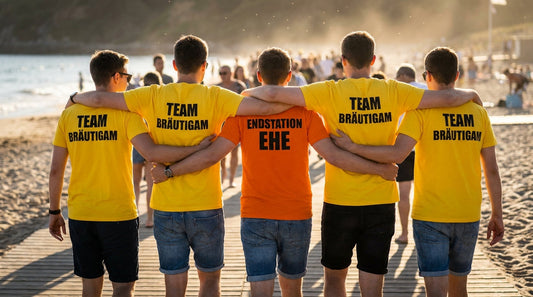 Junggesellenabschied-Shirts: Ideen, Grenzen und der richtige Zeitpunkt