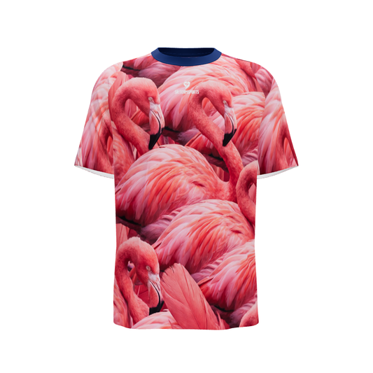 Sauftrikot Damen mit Flamingo-Motiv